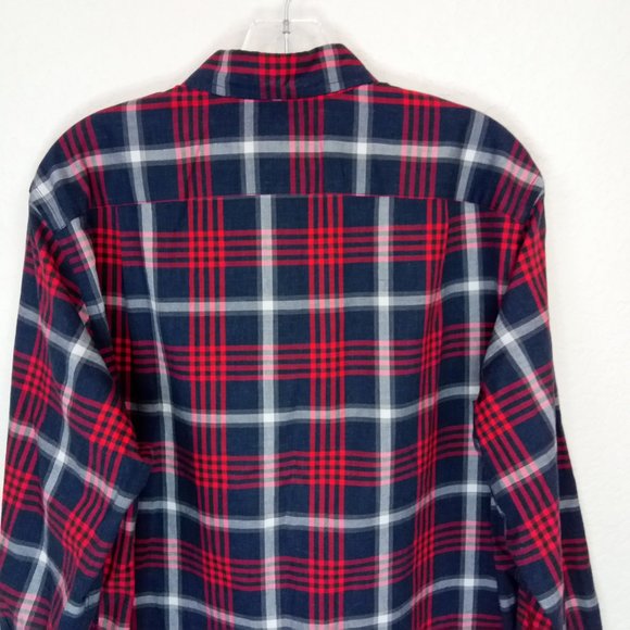 J. Crew Men's 100% Cotton Plaid Button Down Shirt - Picture 12 of 14